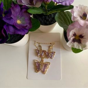 LILAC BUTTERFLY SET 🦋
